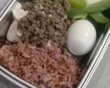 Foto langkah ke 1 dari resep Bekal makan siang - tumis daging giling.