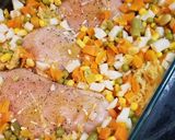 A picture of step 2 of Chicken & Rice Dinner Bake.