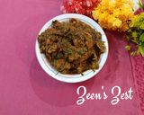 A picture of step 5 of Methi Paalak Chicken.