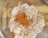 A picture of step 2 of Chicharrón de Pollo.