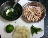 A picture of step 1 of Hariyali sabudana khichdi.