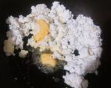 A picture of step 1 of Dharwad peda.