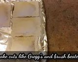 A picture of step 14 of Gregg's style cheese n onion pasties.