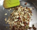 A picture of step 3 of Fresh coconut dry fruit ladoo.