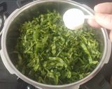 A picture of step 3 of Green Moong Dal Palak.