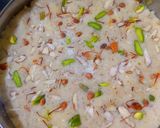 A picture of step 4 of Makhana Burfi.