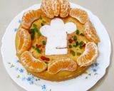 A picture of step 6 of Eggless Orange Cake.