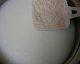 A picture of step 1 of Rajasthani makki ki raab.