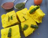 खमण ढोकला (khaman dhokla recipe in Hindi) रेसिपी चरण 6 फोटो