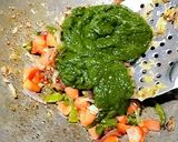 A picture of step 4 of Soya Spinach Pilaf.