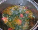 A picture of step 5 of Palak Gajar ki bhujiya.