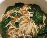 A picture of step 5 of Dan Dan noodles.