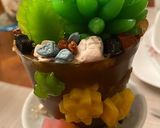 Hình bước làm 3 của món Rau câu Easter và chậu hoa xương rồng 🌵