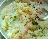 A picture of step 2 of Punjabi Aaloo paratha.