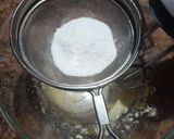 A picture of step 1 of Valentine cake.