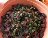 Foto langkah ke 3 dari resep Ati Ampela Masak Cabe Hijau.