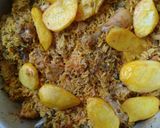 A picture of step 6 of Chicken Breyani & Dhall.