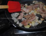 A picture of step 2 of Pumpkin-Prune stew with lamb.