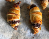 Foto del paso 4 de la receta: Cruasanes de chocolate negro