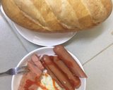 Hình bước làm 2 của món Bánh mì chảo