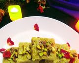 A picture of step 4 of Lauki burfi.