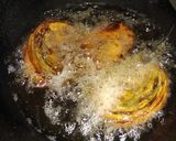 A picture of step 6 of Alu vadi (colacasia leaves fritters).