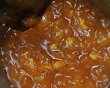 A picture of step 4 of Karachi halwa.
