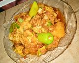 A picture of step 8 of Aloo Gobhi 😋😋😋.