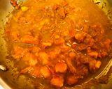 A picture of step 5 of Spicy Curry Udon.