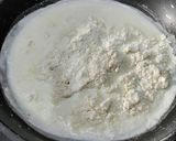 A picture of step 3 of Rice Flour Burfi.