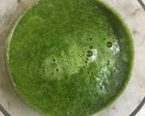 A picture of step 3 of Palak khichadi (broken wheat).