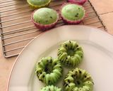 Foto langkah ke 7 dari resep Bolu Kukus Pandan Meises.