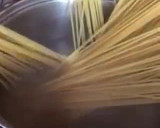 Foto del paso 6 de la receta: Spaghetti con salsa de cebolla y bacon ahumado