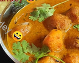 कश्मीरी आलू दम(kashmiri aalu dum recipe in hindi) रेसिपी चरण 10 फोटो