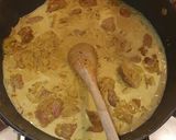 A picture of step 3 of Beef coconut curry.
