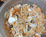Foto del paso 5 de la receta: Ensalada de pasta corta con marisco y verduras