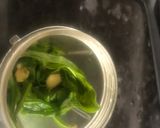 A picture of step 2 of Cream of Spinach Soup.