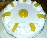 Fresh pineapple cream cake recipe step 5 photo