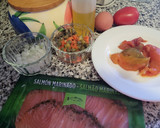Foto del paso 1 de la receta: Ensalada de garbanzos con salmón marinado