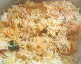 A picture of step 5 of Chicken Chickpea Flavoured Rice/Chicken Chole Biryani😍.