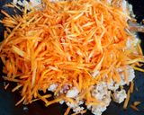 Foto langkah ke 1 dari resep Lumpia sayur (wortel, kecambah, dan ayam).