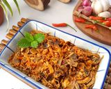 Foto langkah ke 3 dari resep Oseng Ontong (Tumis Jantung Pisang).