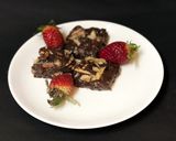 A picture of step 5 of Caramel Chocolate Fudge.