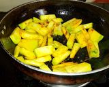 A picture of step 1 of Khatta Meetha Kaddu/Sweet & Tangy Pumpkin.