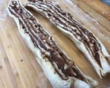 Une image de l'étape 8 de Babka au Nutella et aux Noisettes.