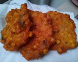 Foto langkah ke 8 dari resep 6. Dadar / Bakwan Jagung Bumbu Khas Jawa Timur.