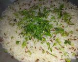 A picture of step 4 of Jeera Rice.