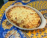 Une image de l'étape 11 de Écrasée gratinée de pommes de terre à l'ail, crème et emmental.
