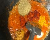 A picture of step 2 of Aloo ki sabzi-tomato gravy ke sath.