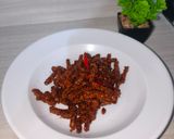 Foto langkah ke 3 dari resep Orek Tempe Kering.